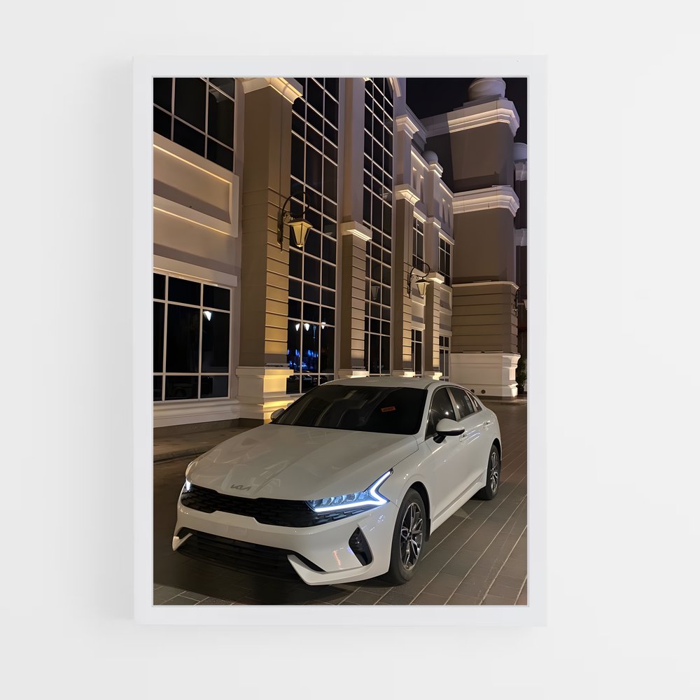 Poster Élégance roues épurées – affiche Kia (vue 3)